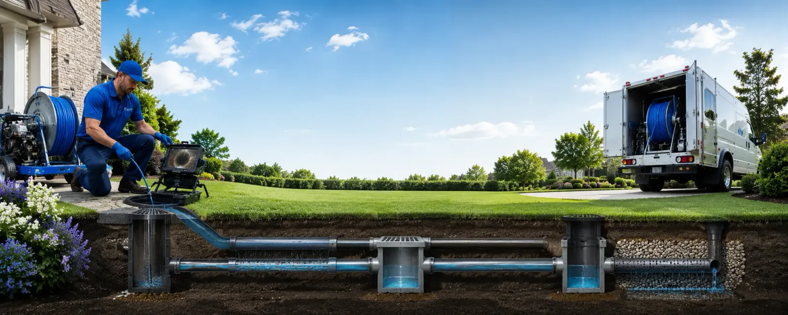 Outdoor drain cleaning information for Sherwood, WI